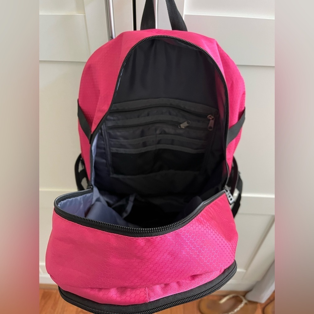 Girls soccer backpack, pink/black - Picture 5 of 15